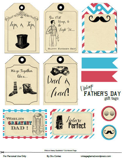 Fathers day shop gift tags
