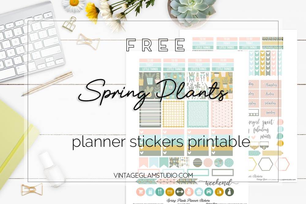 spring-plants-planner-stickers-printable