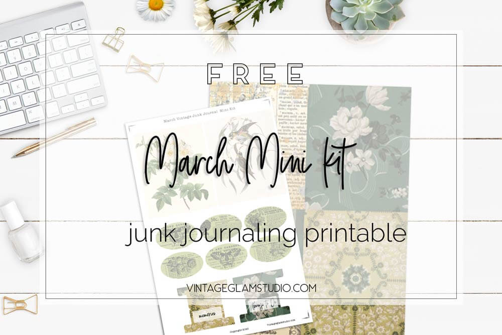 free-march-vintage-junk-journaling-mini-kit-printables